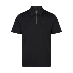 Luke 1977 Euphonic Modal Zip Polo Black