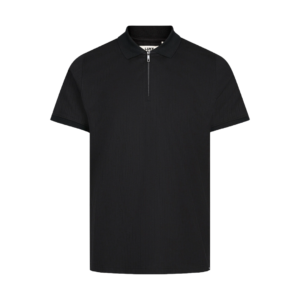 Luke 1977 Henry Ribbed SS Polo Black