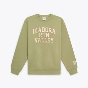 Diadora Sweatshirt Crew Run Valley Sage Green