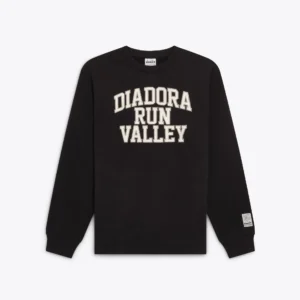 Diadora Sweatshirt Crew Run Valley Black