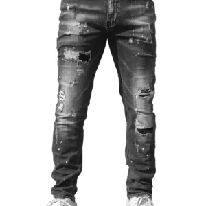 Enzo MJ50 Ripped Jeans Grey