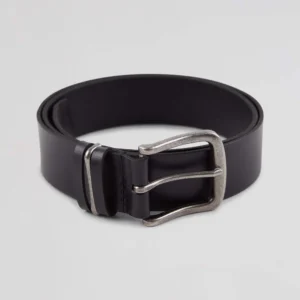 Mish Mash Leather Bextor Belt Black