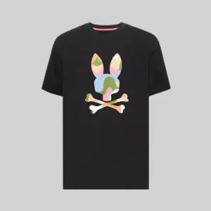 Psycho Bunny Ara Graphic Tee Black