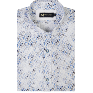 Mish Mash Seti S/S Shirt White & Blue