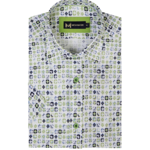 Mish Mash Starburst S/S Shirt White & Lime