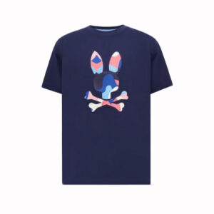 Psycho Bunny Ara Graphic Tee Evening Blue
