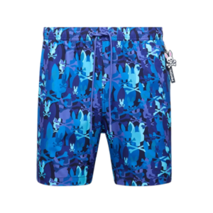 Psycho Bunny Tanner Swim Trunk Multi Blue