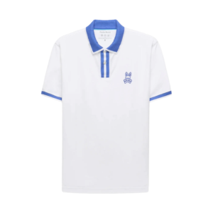 Psycho Bunny Ridley Pique Polo White