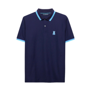 Psycho Bunny Holden Pique Polo Evening Blue