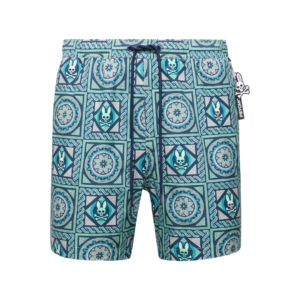 Psycho Bunny Frank Swim Trunk Cabbage