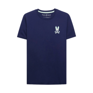 Psycho Bunny Frank Back Graphic Tee Evening Blue