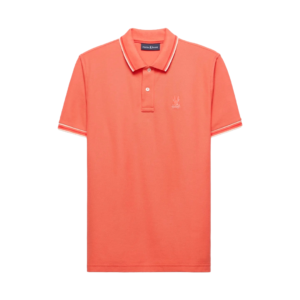 Psycho Bunny Brad Pique Polo Emberglow