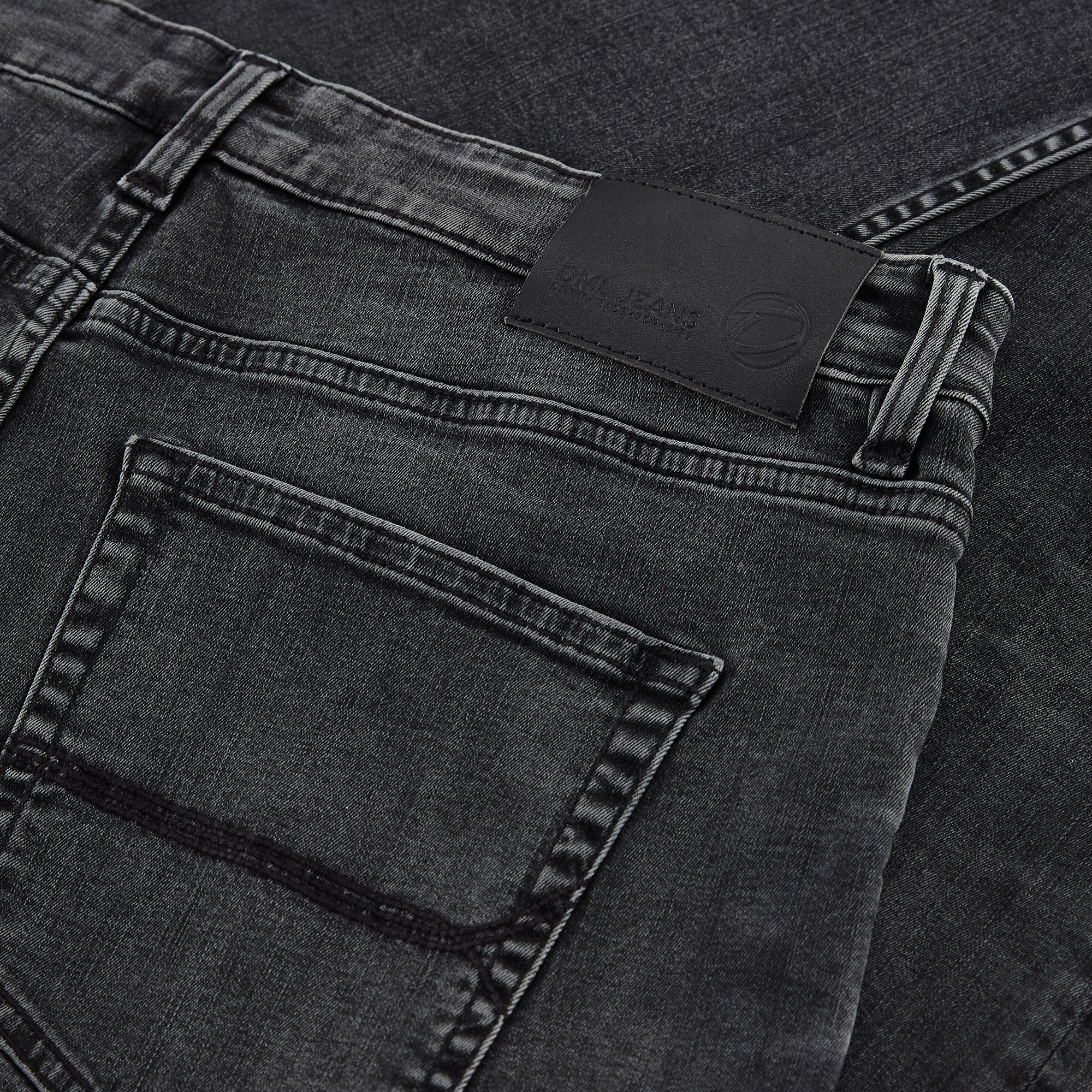 DML Alaska Straight Fit Jeans In Shadow Grey - Image 3